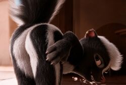 ai_generated chickenhare_and_the_hamster_of_darkness furry_ass furry_female furry_only meg_(chickenhare)