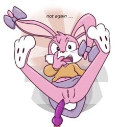 8horns anthro babs_bunny cub female female_only fur furry mammal rabbit solo tagme tiny_toon_adventures uncensored