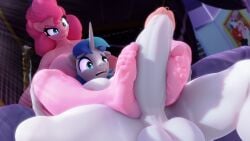 1boy 1girls 3d anthro anthro_only areolae ass balls barefoot bed big_ass big_balls big_breasts big_butt big_penis blue_eyes breasts bubble_ass bubble_butt busty cheating cheating_husband clop completely_nude cum_on_penis detailed_background discarded_clothing earth_pony equine feet female foot_fetish footjob friendship_is_magic huge_ass huge_balls huge_breasts huge_butt huge_cock huge_penis huge_testicles huge_thighs long_hair lying lying_on_bed male mammal massive_ass massive_breasts massive_butt massive_penis massive_thighs my_little_pony nipples nude nude_female on_back on_bed penis phone pink_body pink_hair pinkie_pie_(mlp) pony precum puffy_hair shining_armor_(mlp) snuddy soles spreading straight_hair testicles thick_thighs thighs unicorn unicorn_horn