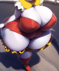 ai_generated bbw clown clown_girl funny funny_ass huge_ass huge_breasts huge_butt huge_thighs novelai thick_ass thick_thighs