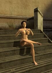 1girls 3d big big_breasts breasts citizen clothed completely_nude completely_nude_female female female_focus female_only garry's_mod half-life half-life_2 human human_female human_only nipples nude nude_female possing sitting solo