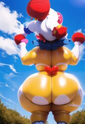 ai_generated bbw clown clown_girl funny funny_ass huge_ass huge_breasts huge_butt huge_thighs novelai thick_ass thick_thighs