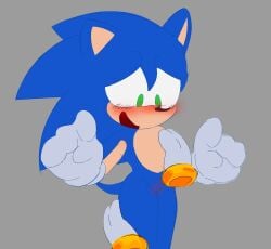 anthro cuntboy furry groping groping_breasts groping_butt intersex pussy shadow_the_hedgehog sonic_the_hedgehog thick_thighs vagina