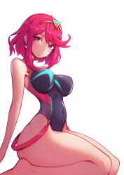 1girls alternate_costume breasts female female_only liyart nintendo pyra solo swimsuit tagme xenoblade_(series) xenoblade_chronicles_2