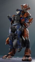 sangheili from bungie by monsterdongsart