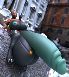 big_breasts big_penis breasts futanari huge_cock intersex penis qzk_forte valkyr_(warframe) warframe
