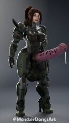 spartan (halo) from halo (series) by monsterdongsart