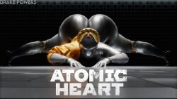 1girls 3d atomic_heart drakepowers female_only huge_butt jack-o_pose jackopose left_(atomic_heart) right_(atomic_heart) robot self_upload the_twins_(atomic_heart)