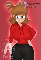 andynsfw_7770 eddsworld ellsworld female red_background tagme tori_(eddsworld)