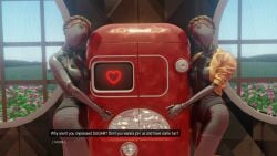 3d atomic_heart ballerina female_only fridge left_(atomic_heart) legs metallic_body nora_(atomic_heart) right_(atomic_heart) robot robot_girl robot_humanoid silthy the_twins_(atomic_heart) thighs