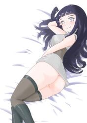 1girls ass breasts clothed female female_only huge_ass huge_breasts hyuuga_hinata looking_at_viewer microsd_(artist) naruto naruto_(series) naruto_shippuden solo