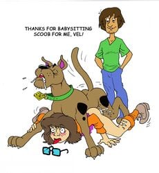 cum cum_inside dennis_clark hanna-barbera rape scooby-doo scooby-doo_(character) sex shaggy_rogers velma_dinkley zoophilia