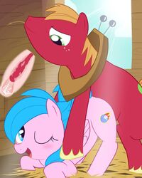 big_macintosh_(mlp) day earth_pony equine female feral firefly_(mlp) friendship_is_magic horse indoors interspecies male my_little_pony my_little_pony_'n_friends nude pegasus sex straight tagme thegalen toony