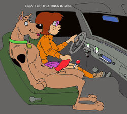 canine canine_penis confused dennis_clark hanna-barbera human human_on_feral penis scooby-doo scooby-doo_(character) velma_dinkley zoophilia