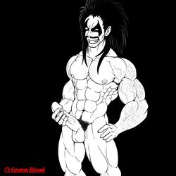 1boy crimsonblood dc dc_comics lobo_(dc) male male_only masturbation solo