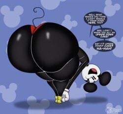 2d_animation animated anthro ass big_ass big_butt breathotter bubble_ass bubble_butt disney dumptruck_ass femboy front_view huge_ass large_ass looking_at_viewer male mickey_mouse mouse no_sound shaking shaking_ass shaking_butt tagme text thiccey_mouse thick_thighs video wide_hips