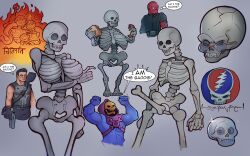 animated_skeleton anterior_nasal_aperture bone_penis bone_titty boner erection frank_castle genitals humanoid markydaysaid marvel masters_of_the_universe penis punisher red_skull skeleton skeletor skull undead unusual_genitalia unusual_penis what