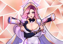 big_breasts breasts broken_covenant_miss_fortune_prestige_edition broken_covenant_series female league_of_legends mierii miss_fortune prestige_skin sarah_fortune tagme