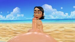 3d animated beautiful_gorgeous big_penis black_hair blush breasts erection green_eyes jimmy_neutron_boy_genius nickelodeon nipples no_sound penis superhentaiorg tagme uncensored unseen_male_face veiny_penis video