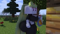 3d animated ass_expansion big_ass big_breasts breast_expansion breasts bubble_butt female female_only huge_ass huge_breasts minecraft no_sound pokemon pokemon_(species) pokemon_sm salsa_lele tagme tsareena video