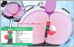 anthro ass butt_crush facesitting female furry furry_only giantess in_between jigglyjuggle mewtwo nambi_(corydingus) ocs panel pokemon pokemon_(species) psy_(angelthecatgirl) sitting_on_person smothering squish underass