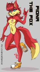 absurd_res anthro archie_comics canid canine female fiona_fox fox fur fur_markings genitals hair hi_res mammal markings nipples nude pussy red_body red_fur red_hair sega solo sonic_(series) sonic_the_hedgehog_(archie) sonic_the_hedgehog_(comics) sonic_the_hedgehog_(series) tagme vicvance