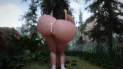 3d alternate_breast_size animated bethesda_softworks curvy hyper hyper_ass hyper_breasts large_breasts makad321 massive_ass mp4 no_sound shaking_butt skyrim tagme the_elder_scrolls thick video voluptuous