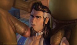 avatar_legends bara captured diocturn gay hairy male male_only orc orc_male the_legend_of_korra threesome tonraq veiny_penis water_tribe