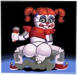 2d baby_(fnafsl) canon_appearance circus_baby circus_baby_(fnaf) crushtrap cursed female five_nights_at_freddy's five_nights_at_freddy's:_sister_location footwear full_color help sister_location super_cursed vaginal_penetration what