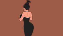 animated huge_ass jiggle kim_kardashian looking_at_viewer showing_ass undressing