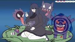 gengar ghastly haunter hex_maniac pokémon_(species) pokemon pregnant tagme tagme_(artist)