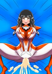 after_vaginal asahi_is_caught breasts_bigger_than_head creople cum cum_in_pussy faceless_male mask_removed minato_asahi_(grigio) rape ubikitas ultraman_(franchise) ultraman_r/b ultrawoman_grigio