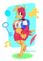 kazooie from banjo-kazooie by somescrub