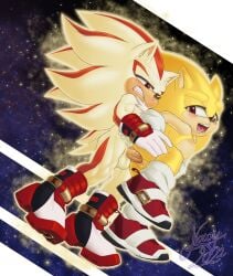 1cuntboy 2boys anthro cuntboy furry intersex male muscular muscular_male nowykowski7 penis pussy shadow_the_hedgehog sonadow sonic_the_hedgehog super_shadow super_sonic vagina vaginal_sex