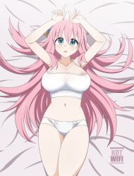 big_breasts bocchi_the_rock! clothed clothed_female female gotou_hitori kdtwifi pink_hair tagme tummy