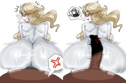 before_and_after big_ass big_butt big_dick censor_bar censored censored_penis cocky cocky_smile dark-skinned_male dark_skin dick domination female female/male female_focus female_human female_on_top femboy femboy_on_male femboysub interracial male male/female male_pov oc original original_character original_characters penile penis penis_out peterh_lewd shaking shaking_ass shaking_butt shock shocked shocked_expression sweat sweatdrop sweating sweaty sweaty_body sweaty_butt swept_bangs white_background white_body white_skin yellow_hair