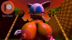 3d 3d_model animated big_breasts furry loop mobian mobian_(species) mobian_bat mp4 no_sound razorkitana rouge_the_bat sega sonic_(series) sonic_adventure_2 sonic_the_hedgehog_(series) tagme video