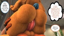 3d 3d_(artwork) anthro big_ass big_butt blue_hair crash_(series) crash_bandicoot furry furry_female furry_male megumi_bandicoot penis penis_in_pussy riding_penis