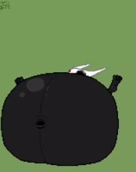 animated cumflation hollow_knight hornet_(hollow_knight) hyper_belly inflation no_sound ready_to_pop tagme toilet_man video