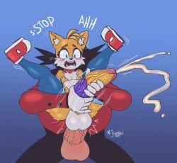 2boys anal anthro ass balls big_ass big_balls big_penis bikini blue_eyes blush canine choker cum cum_while_penetrated cumming dialogue dr._eggman femboy fox full_nelson furry furry_femboy gay gloves handjob handjob_while_penetrating hung_trap interspecies large_ass large_penis legs_up looking_pleasured makeup male_only masturbation miles_prower mrscrambled penis reverse_suspended_congress sega sex shoes sonic_(series) sonic_the_hedgehog_(series) spread_legs standing standing_sex tail tails thick_thighs thighhighs wide_hips yaoi