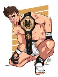 athlete boner championship_belt cocky erect_penis erection hard_on lad male male_only mma mma_fighter muscles muscular muscular_male penis_through_leghole pietro_(velgaty) tough_guy twitter_user_oc veiny_penis velgaty