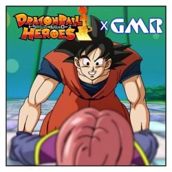 chronoa comic comic_cover dragon_ball female gmr kaioshin kaioshin_of_time mini_comic saiyan son_goku super_dragon_ball_heroes