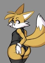 1boy anthro ass big_ass bubble_butt femboy fox furry furry_femboy huge_ass male_only miles_prower reddrago sega sonic_(series) tagme tails