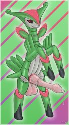 cum cum_from_penis heshieokf iron_leaves large_penis paradox_pokemon pokémon_(species) pokemon pokemon_sv robotic