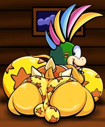 absurd_res anthro ass ass_focus ball bracelet bulge clothing gay hi_res jewelry koopa koopaling lemmy_koopa looking_back male male_only mario_(series) nintendo presenting presenting_hindquarters scalie shell solo spiked_bracelet spiked_shell spikes spikes_(anatomy) tepigfan101 underwear