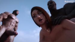 3d alternate_breast_size animated beach bethesda_softworks dark-skinned_male fat_ass gangbang huge_breasts huge_butt hyper hyper_balls hyper_breasts interracial large_ass large_balls makad321 male outside overweight public skyrim tagme the_elder_scrolls video