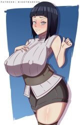 1girls big_breasts boruto:_naruto_next_generations breasts busty curvaceous curvy curvy_body curvy_female curvy_figure female huge_breasts hyuuga_hinata large_breasts milf mother naruto naruto_(series) nightmare_hdraw voluptuous