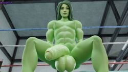 1futa 3d abs artist_name balls big_balls big_penis breasts dark-skinned_futanari flaccid flaccid_penis foreskin fortnite futa_only futadom futanari green-skinned_futanari green_body green_nipples green_penis green_skin gym huge_cock hulk_(series) hung_futanari jinxed_xp large_penis looking_down_at_viewer marvel marvel_comics medium_breasts muscles muscular muscular_futanari nipples nude penis perky_breasts perky_nipples raised_eyebrow she-hulk she-hulk_(fortnite) sitting solo submissive_pov uncircumcised uncut veiny_penis wrestling_ring