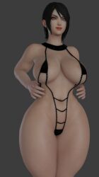 asian_female big_ass big_breasts black_hair curvy dynasty_warriors lightingzonex pear-shaped_figure pear_shaped thick_thighs xing_cai