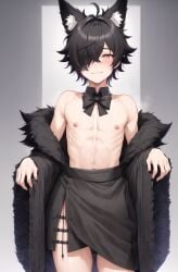 1boy ai_generated dress_lift dress_pull excited excited_for_sex femboy flat_chest looking_at_viewer lust male male_only nixer nixer_(ai) original pov ready_to_fuck solo tagme tomgirl virtual_youtuber vtuber yaoi